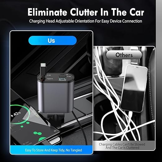 4 In 1 Car charger + Solar helicopter Car air freshner