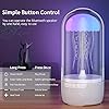 Jellyfish Lamp Bluetooth Speaker – 7 Color Changing LED Night Light, Smart BT Speaker with Floating Jellyfish Effect, 1500mAh Rechargeable Battery, Upto 6 Hours for Home, Office